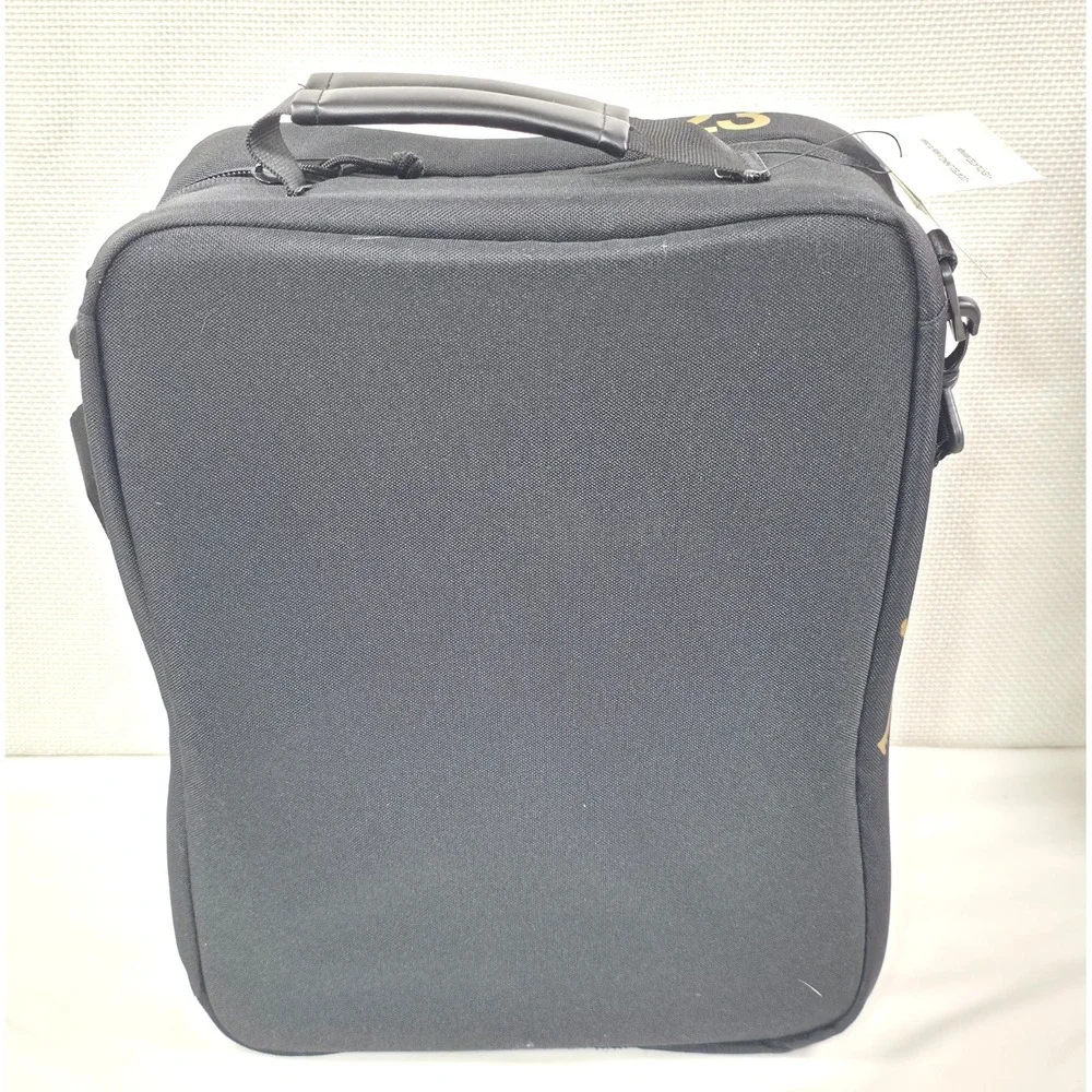 Nike Jordan Shoe Box Bag Black Gold Ventilated Lightweight Travel Carry On Case